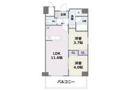 エフパルク高宮Ⅱの間取り画像
