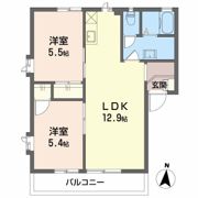 ビクトワールAの間取り画像