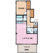 ビューパレ布瀬の間取り画像