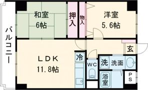 ウエストポートの間取り画像