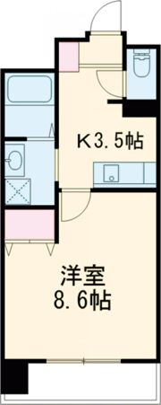 クロノス43水前寺の間取り画像