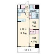 アーバネックス南森町WESTの間取り画像