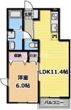リバーサイド一番館の間取り画像