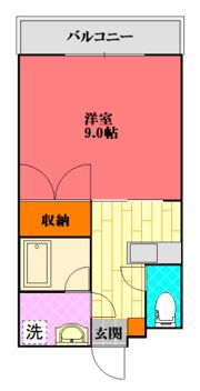コモド西条の間取り画像