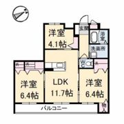 グランマスト多治米 B棟の間取り画像