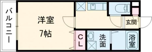 ジーメゾン富雄エヴァースの間取り画像