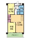 YKハイツ宮の上の間取り画像