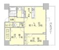 ゼクシオン博多の間取り画像