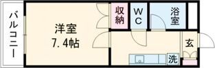 京町マンションの間取り画像