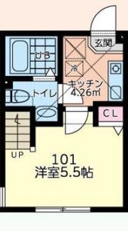 ゼクス橋本の間取り画像