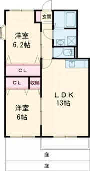 ベルバランセK 壱番館の間取り画像
