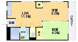 メゾンみやのまえの間取り画像