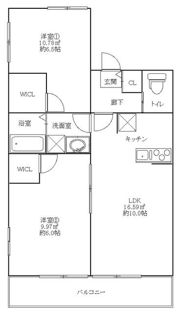 ハイセンチュリーの間取り画像