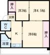 ヴィラナリー木太Ⅱ1号棟の間取り画像