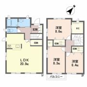 グランシティ萌 Bの間取り画像