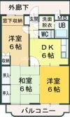 ハイランドマンション多田2の間取り画像