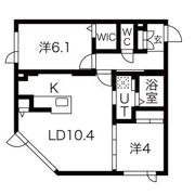 アルファスクエアドミニオン北18条の間取り画像