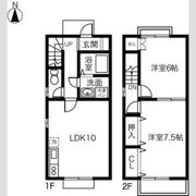 DUPLEX YAMADAⅢBの間取り画像