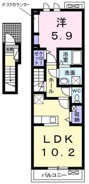 パークハイム富士塚の間取り画像