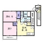 ハーモニーハイツ横井の間取り画像