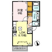 レスプランドールⅡの間取り画像