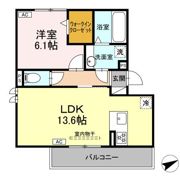 D-avance朝日 B棟の間取り画像