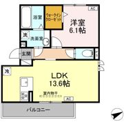 D-avance朝日 B棟の間取り画像