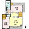 D-avance柱一番町Ⅰの間取り画像