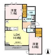 D-avance柱Ⅰの間取り画像