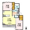 D-avance柱一番町Ⅰの間取り画像