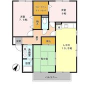 ガーデンビュー北在家の間取り画像