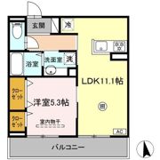 LUCE船越の間取り画像