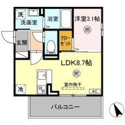 Brillia Twin Stage(ﾌﾞﾘﾘｱ ﾂｲﾝ ｽﾃｰｼﾞ) B棟の間取り画像