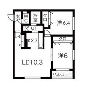 プラムクリークRの間取り画像