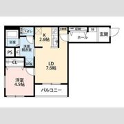 リーブルファイン南越谷2号棟の間取り画像