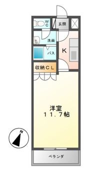 メゾン・ドゥ・ナミAの間取り画像