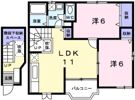 はくや西高洲の間取り画像