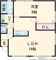 ミリオンパレス深堀の間取り画像