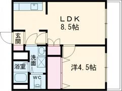 プレジール桂の間取り画像