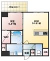 CREST西新の間取り画像