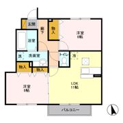 パティオ川木谷 Aの間取り画像
