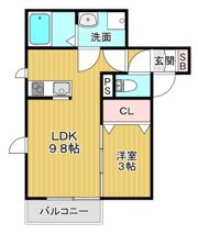 エトワール立川の間取り画像