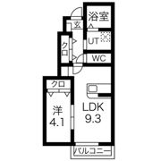 La Verite(ラヴェリテ)の間取り画像