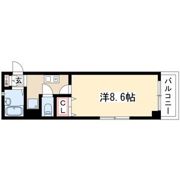 X-OVER21覚王山の間取り画像