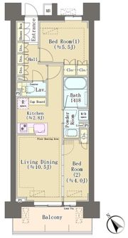 パークホームズ柏あけぼの二丁目の間取り画像