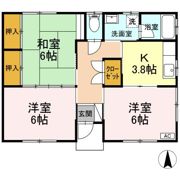 本通り貸家の間取り画像