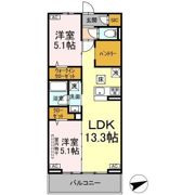 ディーカメリアの間取り画像