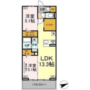 ディーカメリアの間取り画像