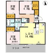黒石ヒルズの間取り画像