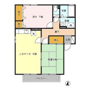 ロイヤルガーデン白岩 B・C棟 C棟の間取り画像